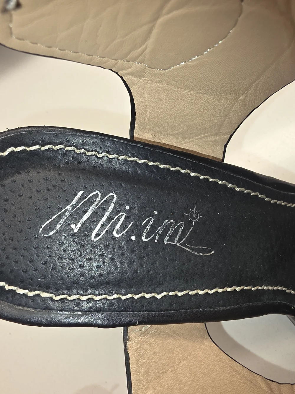 miami Black Strappy Block Heel Sandals - Picture 6 of 9